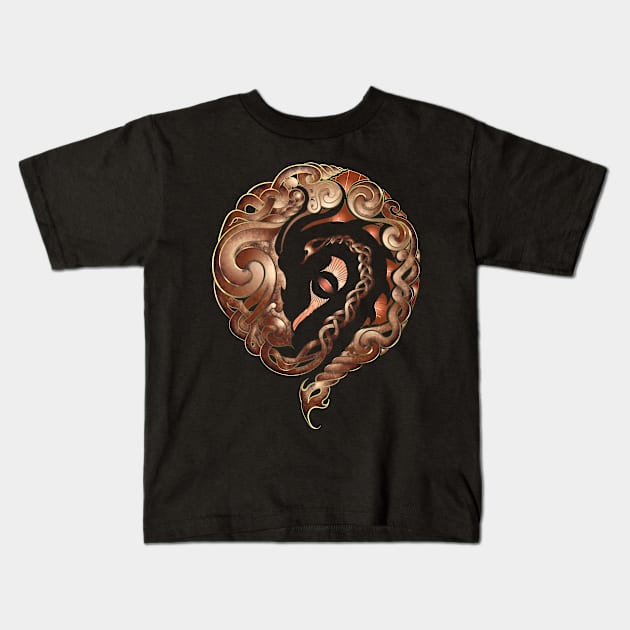 I, Dragon Kids T-Shirt by Arcuedes